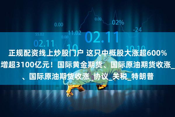 正规配资线上炒股门户 这只中概股大涨超600%！特斯拉市值一夜增超3100亿元！国际黄金期货、国际原油期货收涨_协议_关税_特朗普